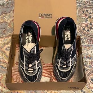 Tommy Hilfiger knit hybrid shoe